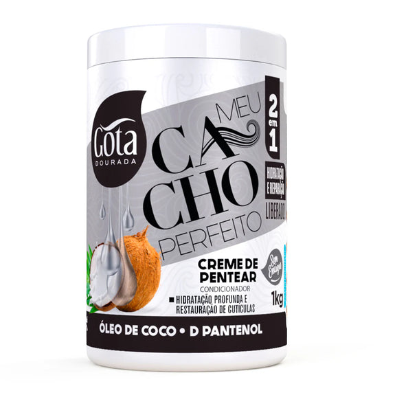 Gota Dourada  Combing Cream My Perfect Curl Coconut Oil 1 Kg