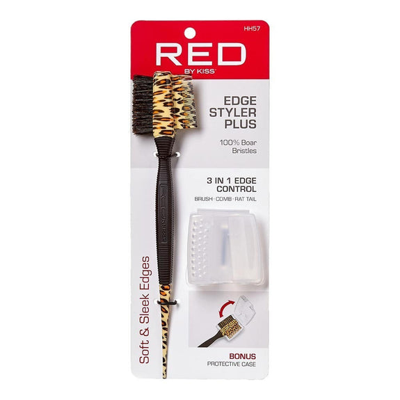 RED BY KISS  SOFT & SLEEK Edge 3-in-1 Styler Plus with Case