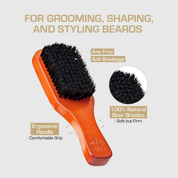 RED BY KISS Premium Beard Medium Soft Club Brush