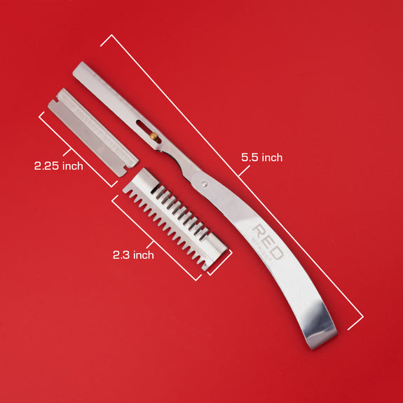 RED BY KISS Stainless Steel Hair Shaper with Guides