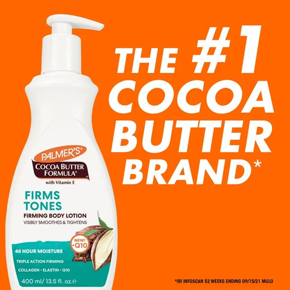 Palmer's Cocoa Butter Formula Skin Firming Body Lotion for Toning and Tightening, 13.5 fl. oz.