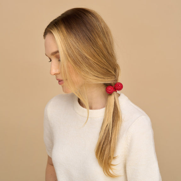 KITSCH Holiday Bubble Hair Ties 2pc Set
