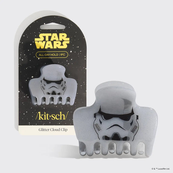 KITSCH Star Wars™ & Kitsch Glitter Cloud Clip in Stormtrooper