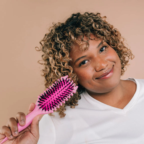 Bounce Curl Define EdgeLift Brush Pink