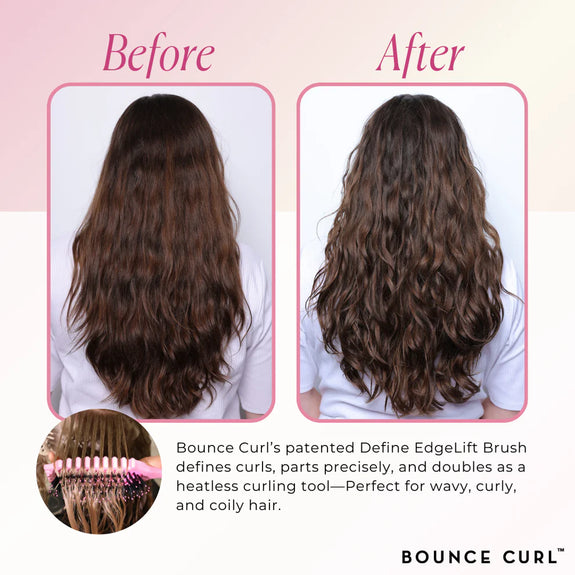 Bounce Curl Define EdgeLift Brush Pink