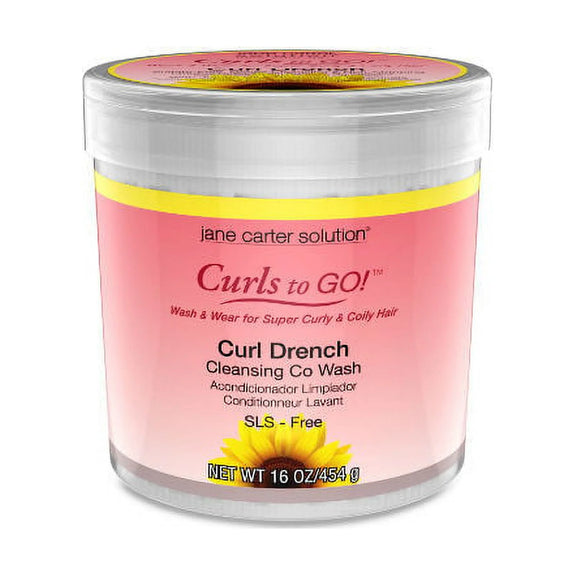 Jane Carter Solution Curl Drench Cleansing Co-Wash, 16 Oz.