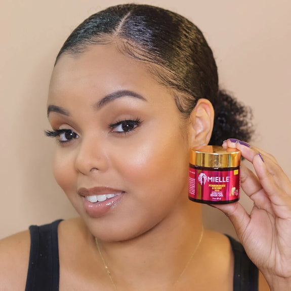 MIELLE POMEGRANATE & HONEY SUPER HOLD EDGE GEL -2 oz