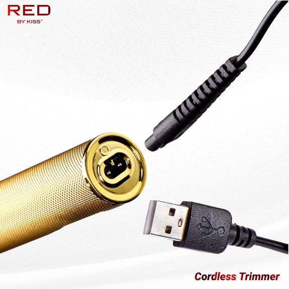 RED BY KISS: PRECISION BLADE CORDLESS TRIMMER - GOLD