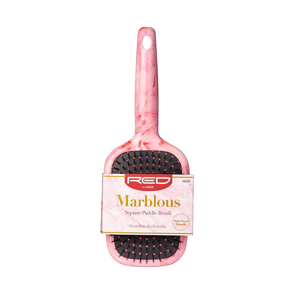 RED BY KISS Marblous Paddle Square Brush  For Great Hair Day, Everyday