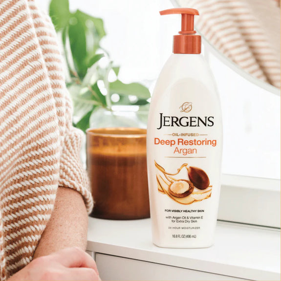 JERGENS Deep Restoring Argan Oil Moisturizer-496 ML