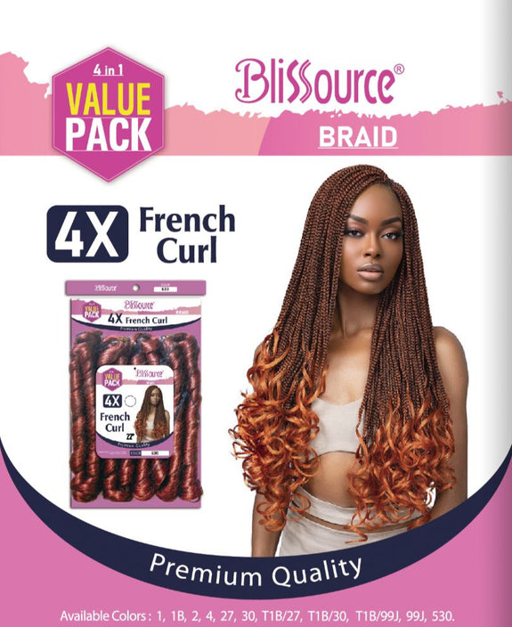 BLISSOURCE PREMIUM BRAID 4x FRENCH CURL