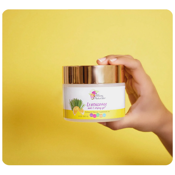 ALIKAY NATURALS  LEMONGRASS HOLD IT STYLING GEL