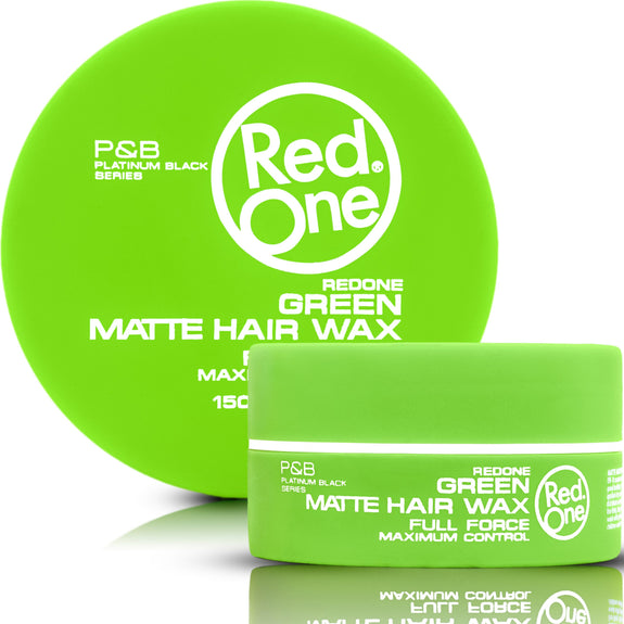 Redone Full Force Matte Hair Wax | Green 150ml | Strong Hold | No Shine | Coconut Scent | Maximum Control