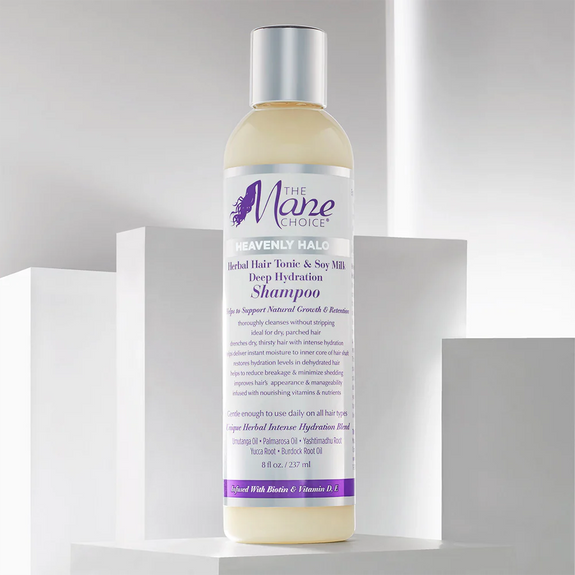 THE MANE CHOICE Heavenly Halo Herbal Hair Tonic & Soy Milk Deep Hydration Shampoo