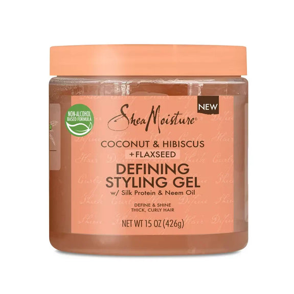 SHEAMOISTURE Coconut & Hibiscus Defining Styling Gel 15 Oz