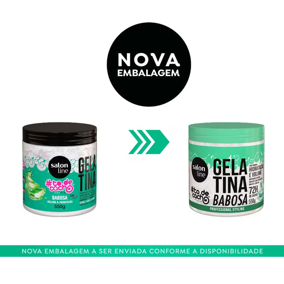 Salon Line Aloe Vera Gelatin #todecacho Volume and Hydration  550g