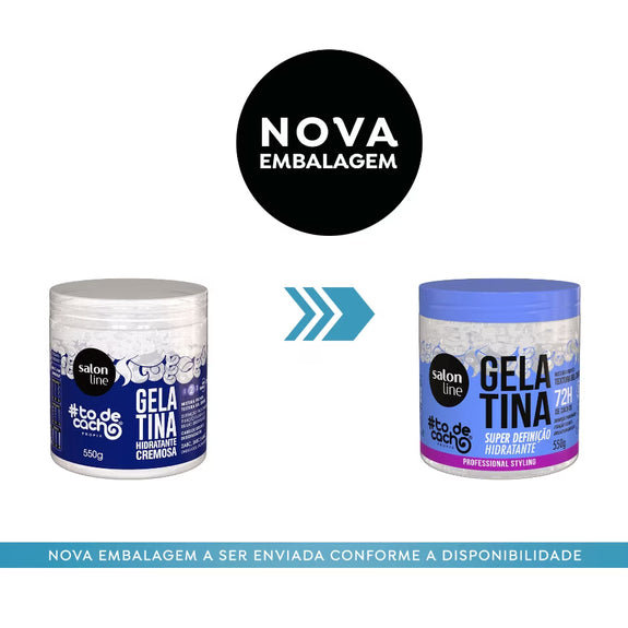Salon Line Gelatin #todecacho Super Definition Moisturizing 550g
