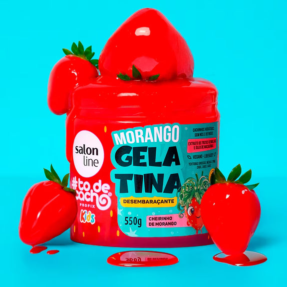 Salon Line Strawberry Gelatin #todecacho Kids Detangling 550g