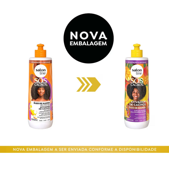 SALON LINE SOS CACHOS MANGO OIL ULTRA HYDRATION CURL ACTIVATOR 500ML