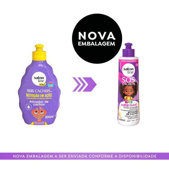 Salon Line Super Oils Sos Kids Curl Activator 300ml