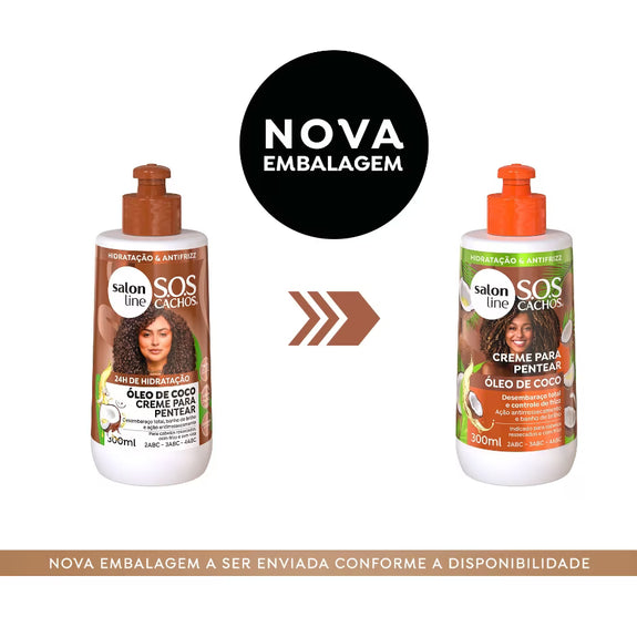 Salon Line S.O.S Curls Coconut Curls Deep Treatment Combing 300ml