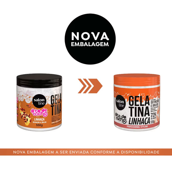Salon Line  Flaxseed Gelatin #todecacho Definition and Shine 550g