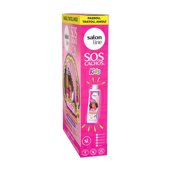 Salon Line Kit Shampoo 300ml + Condicionador 200ml SOS Cachos Kids Hidratação