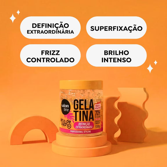 Salon Line Gelatin #todecacho Extraordinary Definition 550g