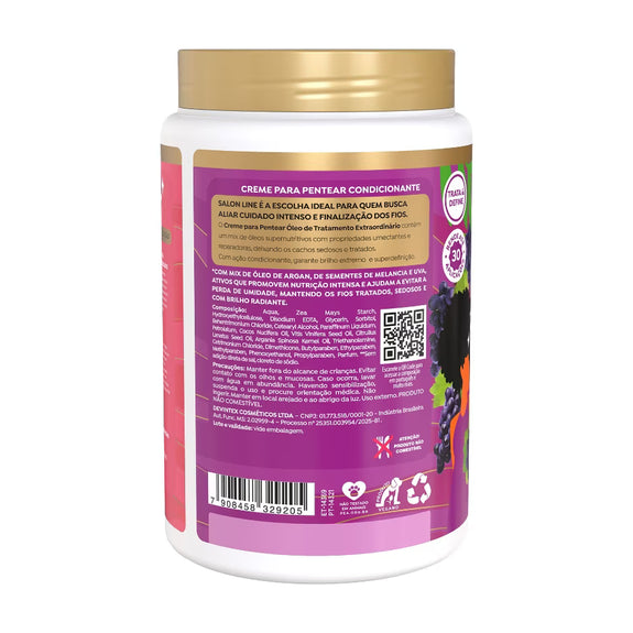 Salon Line Grape + Watermelon Combing Cream Extraordinary Treatment Oil 1kg