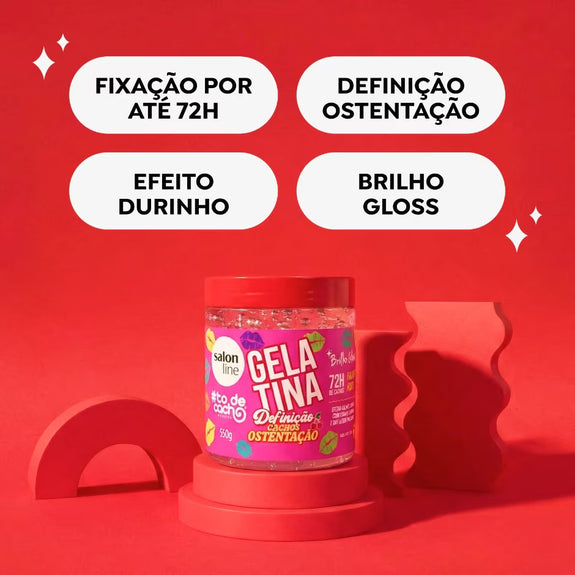 Salon Line Gelatin #todecacho Curls Ostentation 550g