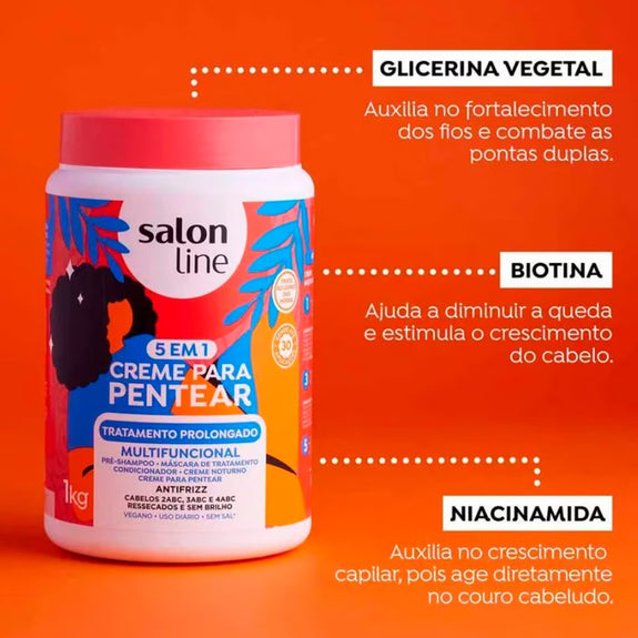 Salon Line Combing Cream Prolonged Treatment 1kg