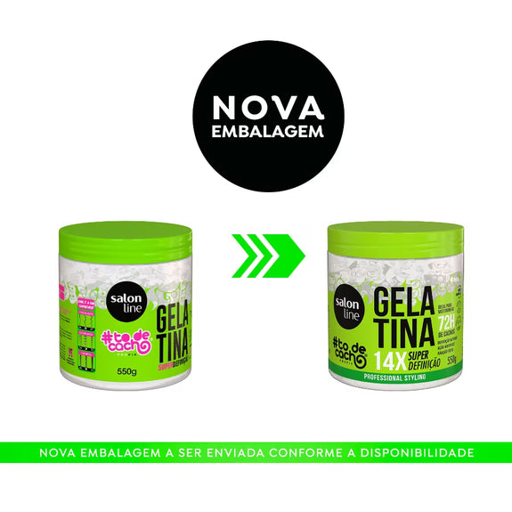 Salon Line Gelatina #todecacho Super Definition 550g