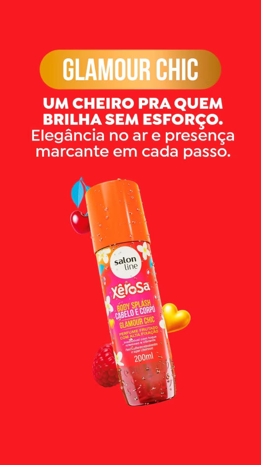 Salon Line Body Splash Hair and Body Xêrosa Glamour Chic 200ml