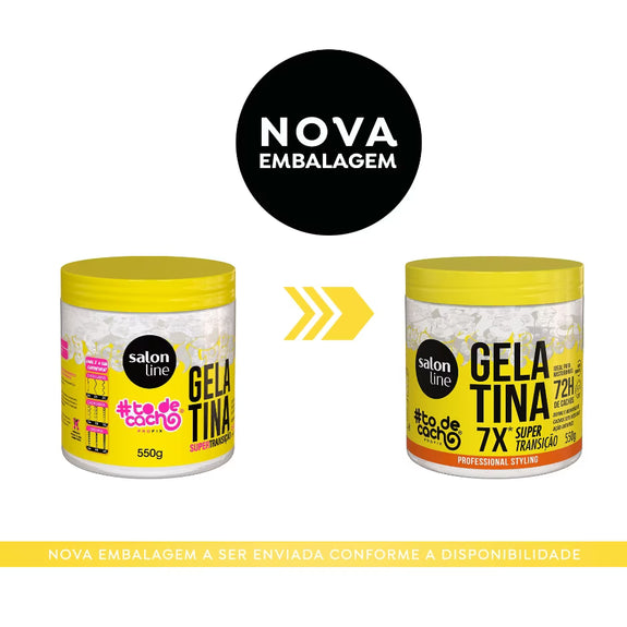 Salon Line Gelatina #todecacho Super Transição Capilar 550g