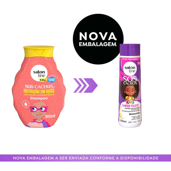 Salon Line Super Oils Sos Kids Shampoo 300ml