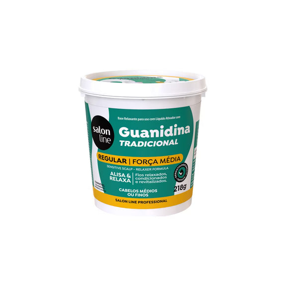 Salon Line Traditional Guanidine Smoothes and Relaxer Regular 218g