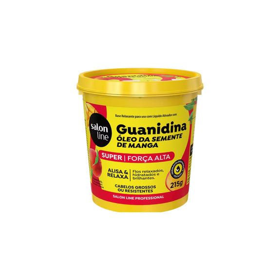 Salon Line Guanidine Mango Seed Oil Smoothes and Relaxer Super 218g