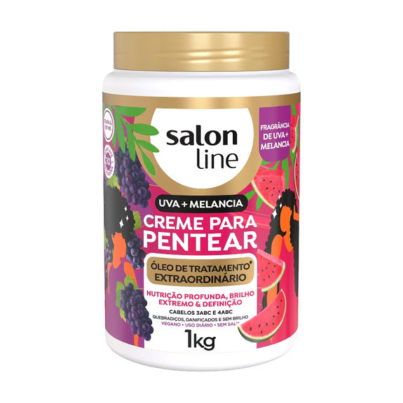 Salon Line Grape + Watermelon Combing Cream Extraordinary Treatment Oil 1kg