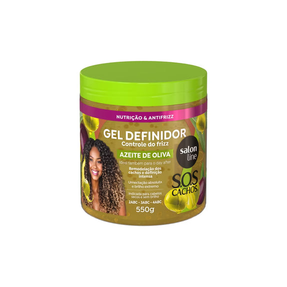 Salon Line Definer Gel SOS Curls Olive Oil 550g