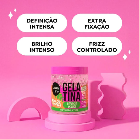 Salon Line Gelatin #todecacho Intense Definition 550g