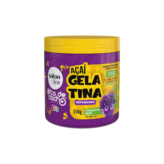 Salon Line Gelatina Açaí #todecacho Kids Condicionante 550g