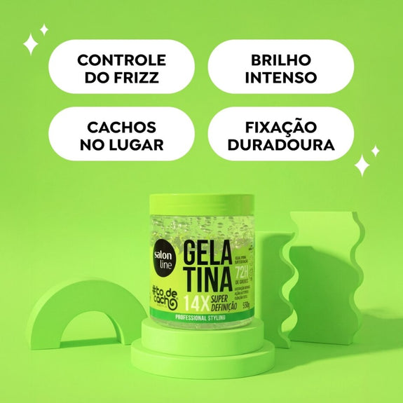Salon Line Gelatina #todecacho Super Definition 550g