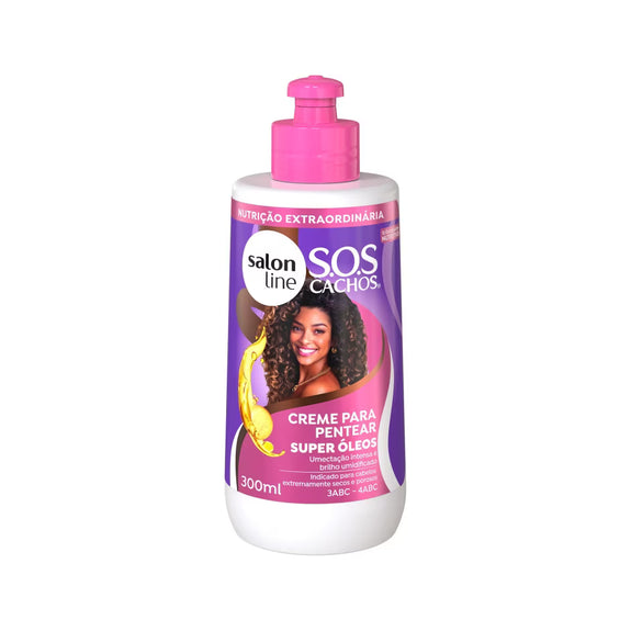 SALON LINE SOS Curls Super Oils Salon Line Styling Cream 300ml