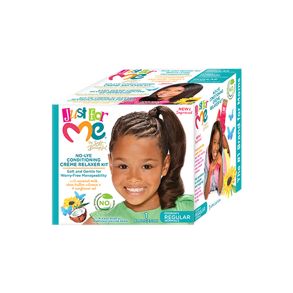 JUST FOR ME KIDS No-Lye Conditioning Crème Relaxer Kit