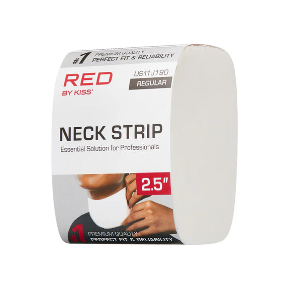 Red By Kiss Premium Disposable Barber Neck Strips Regular (2.5)"