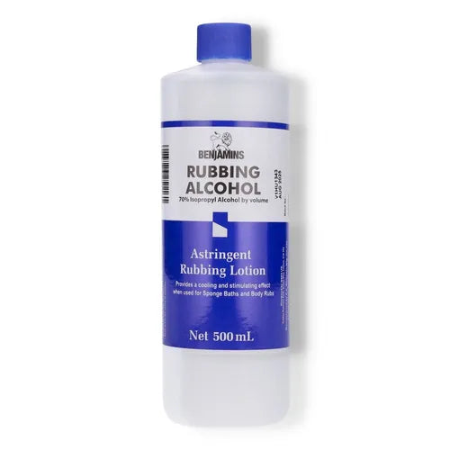 Benjamins Rubbing Alcohol CLEAR 500ml