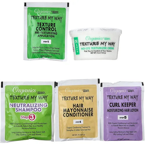 Texture My Way No-lye/no-mix Organic Conditioning Texturizing System - 1app