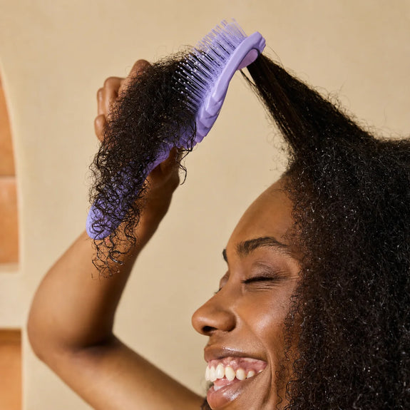 Bounce Curl Detangle Define EdgeLift Brush - Lavender