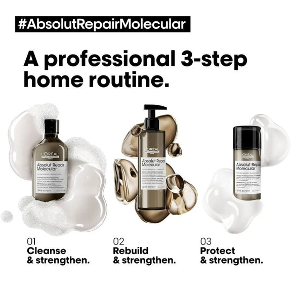 L'ORÉAL PROFESSIONNEL SERIE EXPERT ABSOLUT REPAIR MOLECULAR SHAMPOO 500ML