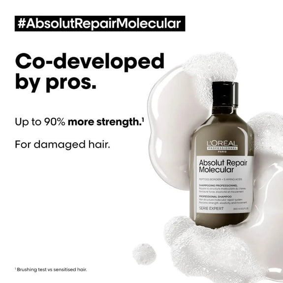 L'ORÉAL PROFESSIONNEL SERIE EXPERT ABSOLUT REPAIR MOLECULAR SHAMPOO 300ML